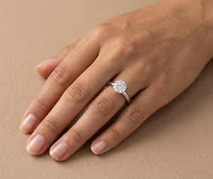 1.20 Carat Cut Moissanite Vintage Classic Solitaire Engagement <b>Ring</b> Claw Setting Solid 14K <b>White</b> <b>Gold</b> <b>for</b> Women-Anniversary Gift - Product Image 5