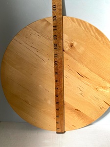 Wood Double Tier Rotating <b>Tray</b> Smooth-Spin Lazy Susan for Tabletop <b>Spice</b> Serving - Product Image 3