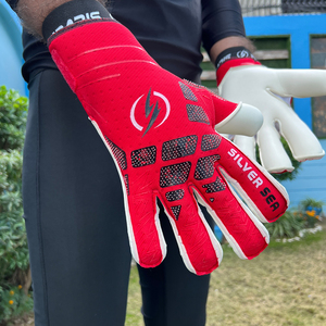 RFG2 Cut German Latex Breathable Outdoor Soccer Football Goalkeeper <b>Gloves</b> with Custom Logo Design - Product Image 5