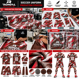 Maillots de football respirants, durables et à séchage rapide |   Uniforme de football 100% personnalisé imprimé numériquement en promotion 2026 - Product Image 5