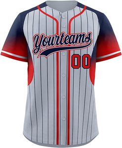 Nouveau maillot de baseball personnalisé, vêtements de baseball, service OEM, chemises de baseball unies - Product Image 2