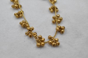 Collar de Cuentas de Latón Chapado en Oro de 18K con Cadena Ajustable Ghungroo, Joyería para Mujer - Product Image 3