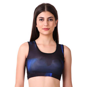 Nouvel ensemble de yoga 2 pièces pour femme, design personnalisé, logo brodé, sans bretelles, séchage rapide, respirant - Product Image 3