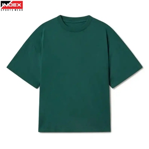 T-shirt uni saisonnier à col rond pour homme, mélange polyester/coton, manches courtes, écologique, respirant, coupe classique pour l'été - Product Image 1