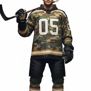 Jersey de Hockey Canadiense para Hombre 2026, Tela de Malla de Poliéster Premium, Ajuste para Adultos, Transpirable, Talla Grande - Product Image 3