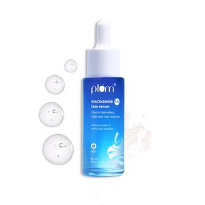 Suero Facial Plum con 5% de Niacinamida y Agua de Arroz, Ideal para Principiantes - 1.01 fl oz (30 ml), Proporciona una Piel Clara, Radiante y Luminosa - Product Image 1