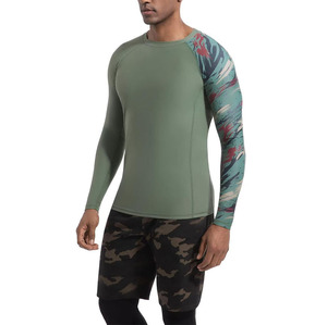 Men's Rash Guard Compression Long Sleeve Tops Wholesale Jiu jitsu Rash guard Compression <b>Shirts</b> Pakistan Manufacture - Product Image 2
