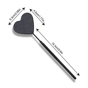 Espejo de extensión de pestañas de embalaje personalizado Espejo de inspección de pestañas de acero inoxidable profesional con mango largo - Product Image 5