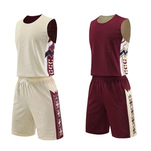 ชุดเสื้อบาสเก็ตบอลแบบกลับด้านได้ ปรับแต่งได้ตามต้องการ ชุดยูนิฟอร์มบาสเก็ตบอลสองด้าน สำหรับผู้ชาย ไซส์ใหญ่พิเศษ 6XL - Product Image 4