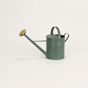 Wholesale Durable Galvanized Metal Watering Can With Wooden Handle Large Capacity Vintage Style Rust-Resistant <b>Garden</b> Water Pot - Product Image 6