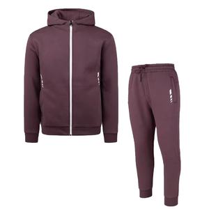 Ensemble décontracté pour homme personnalisé, survêtement à fermeture éclair, ensembles de sport simples, vêtements de sport de printemps, sweat-shirt pour homme, ensemble 2 pièces pour l'hiver - Product Image 1