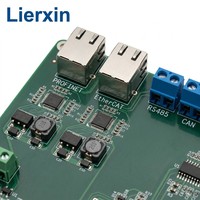 Carte mère de contrôleur logique programmable (PLC) industriel en argent immergé, 8 à 10 couches, matériau de base FR4 haute température, pour usage industriel