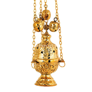 Latest Design Hanging Pure Brass Incense <b>Burner</b> Real Polished Round Hanging Essential <b>Oil</b> Religious Home Incense <b>Burner</b> Decorate - Product Image 6