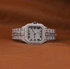 Reloj de Diamantes Moissanite Personalizado, Reloj de Pulsera Estilo Hip Hop para Hombre - Product Image 2