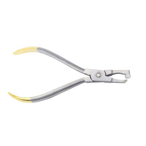 Pinza para quitar bandas de ortodoncia, removedor de bandas molares, pinza manual de acero inoxidable alemán, blanca, con tapa extraíble, para cirugía dental. - Product Image 2