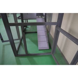 Pollaio Grande da 79 Pollici con Tetto Apribile in Asfalto Resistente alle Intemperie, Gabbia Esterna in Legno per Animali con Posatoi Migliorati e Nido - Product Image 3