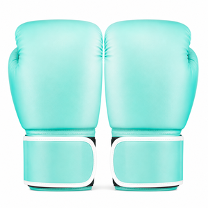 Guantes de Boxeo de Cuero con Cordones, Súper Resistentes al Desgarro, Equipo de Entrenamiento de Gimnasio, Precio de Fábrica Económico, Gran Venta - Product Image 3
