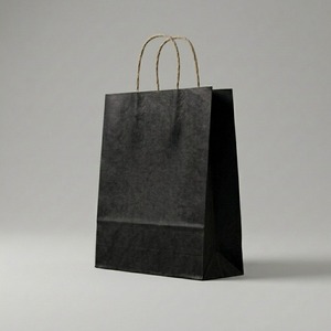 Custom Printed Kraft <b>Paper</b> <b>Packaging</b> Bag with Twisted Handles - Product Image 3