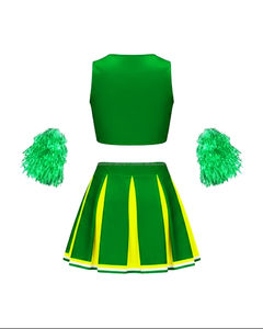 Uniformes de Animadoras TASBI INTERNATIONAL Transpirables de Spandex y Poliéster, Secado Rápido, Diseño de Transferencia de Calor Personalizado - Product Image 3