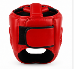 HAWK SPORTS INDUSTRIES Protector de Cabeza de Boxeo Rojo de PU, Máscara Protectora Facial para Sparring, MMA, Muay Thai, Taekwondo, Unisex, Juvenil, Principiantes - Product Image 6