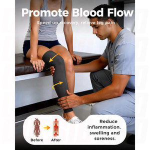 Manchon de compression pour jambe en cuivre, ultra respirant, léger et extensible, pour le soutien athlétique de la jambe entière - Product Image 2