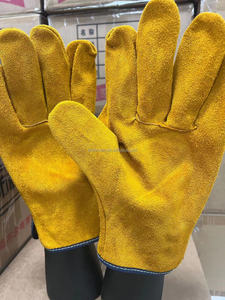 Garden <b>Driver</b> Fishing <b>Gloves</b> Multifunction Custom Logo Safety Cowhide Leather Outdoor Work Winter Non-Slip Full Finger <b>Gloves</b> - Product Image 4