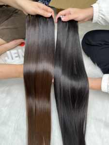 Raw Unprocessed <b>Straight</b> <b>Hair</b> Natural Black Color Vietnamese Raw <b>Hair</b> From 100% Human <b>Hair</b> - Product Image 6