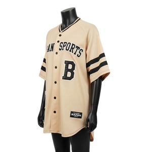 Camiseta de Béisbol para Mujer, Transpirable, de Malla de Poliéster, Negra, con Paneles de Manga Raglán, Bordado Personalizado - Product Image 4