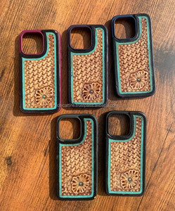 เคสโทรศัพท์หนังแท้สำหรับ iPhone 15 PRO MAX, เคสเล่นการ์ดแบบตะวันตกที่มีตราสินค้าใหม่ตามสั่งสำหรับ iPhone 15 PRO MAX - Product Image 6