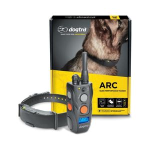 Collier électronique d'entraînement pour chien Dogtra ARC Slim ergonomique, portée 3/4 de mile, avec contrôle précis à 127 niveaux via écran LCD - Product Image 1