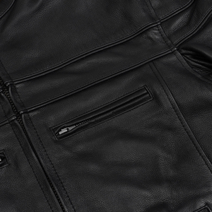 Ventes en gros de vestes en cuir pour hommes, couleur unie, vêtements décontractés, streetwear, nouvelle mode, vestes en cuir confortables pour hommes - Product Image 6