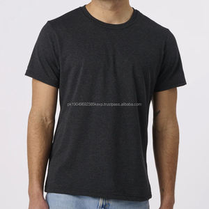 Camiseta de manga corta para hombre, camisetas de algodón de bambú, camiseta sostenible para hombre, camiseta de verano con cuello redondo, camiseta de jersey orgánico para hombre. - Product Image 3