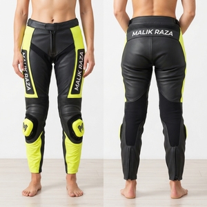Pantalon de motard pour la communauté des motards |   Mesures personnalisées |   Équipement de course en cuir |   Noms Logos Numéros - Product Image 4