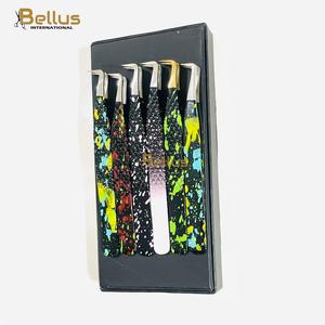 แหนบต่อขนตา Bellus International Wholesale แบบ 90 องศา ปลายเรียบ จับถนัดมือ สีเคลือบ สแตนเลสสตีล - Product Image 4