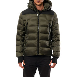 Veste matelassée confortable pour homme avec capuche, coupe-vent décontractée pour l'hiver, fermeture éclair, idéale pour les aventures en plein air - Product Image 4