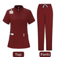 Uniformes de médecin d'hôpital à manches courtes uniformes de Spa clinique dentaire gommages médicaux costumes toilettage pour animaux de compagnie accessoires d'infirmière vétérinaire