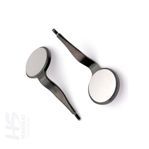 Juego de Espejos Quirúrgicos Dentales Manuales de Doble Cara con Recubrimiento de Rodio, 6 Piezas, Acero Inoxidable de Alta Precisión - Product Image 2