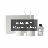 Ensemble cadeau diffuseur d'arômes en céramique de luxe, bougie parfumée et diffuseur à bâtonnets – Vente en gros