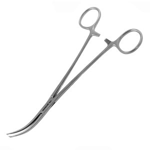 ชุดเครื่องมือคีมผ่าตัดและคีมจับสแตนเลสแบบแมนนวล Bengolea Artery Forceps แบบโค้ง 12 ฟัน ขนาด 20.0 ซม. - Product Image 4