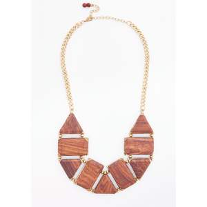 Collier en bois de luxe fait main pour femmes, bijoux vintage à perles, Inde, RR ENTERPRISES - Product Image 6