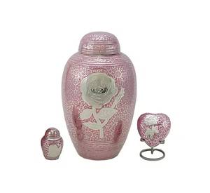 Artistic Bird & Blossom Cremation Urn Premium Brass <b>Memorial</b> <b>Keepsake</b> Decorative Adult Funeral Vessel Metal Crafts - Product Image 5