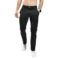 Celana Chino Kasual Premium Pria Dengan Desain Depan Rata Slim Fit Kaki Lurus Bahan Nyaman Celana Bisnis Untuk Kantor