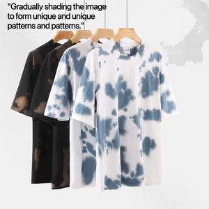 เสื้อยืดโอเวอร์ไซส์พิมพ์โลโก้ตามสั่ง ดีไซน์แฟชั่น น้ำหนัก 260 กรัม ผลิตจากโพลีเอสเตอร์รักษ์โลก ย้อมสีแบบไท-ได  พร้อมลายพิมพ์แบบรีดร้อน - Product Image 2