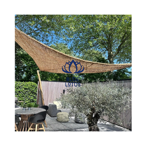 DISPONIBLE Vela de Sombra Artesanal de Fibra de Coco Natural, Cubierta Rústica de Coco para Áreas de Sombra al Aire Libre - Product Image 1