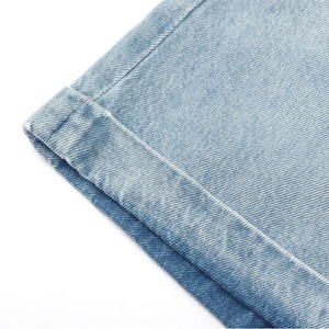 Shorts en jean amples en coton pour femmes, style streetwear, grandes tailles, personnalisables, pour le travail - Product Image 2