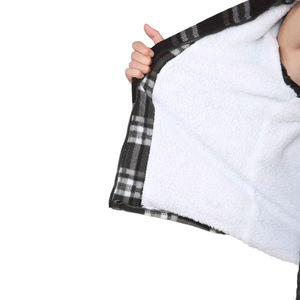 Chemises en flanelle à carreaux tendance pour hommes, 100 % coton, manches longues, coupe classique, boutonnées, décontractées - Product Image 5