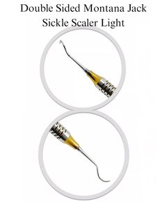 Raspador Periodontal Tipo Sierra Montana Jack – Instrumento Dental de Acero Inoxidable de Doble Punta y Contra-ángulo para Uso Profesional - Product Image 2