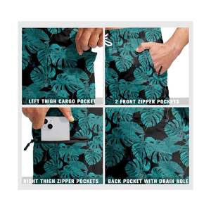 Bañador para hombre Pantalones cortos rápidos con 5 bolsillos Traje de baño para hombre - Product Image 4