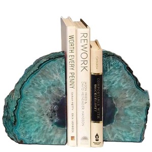 Handcrafted Mango Wood Carving Desk Organizer - Wholesale <b>Bookend</b> - Product Image 3