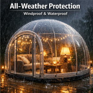 บ้านโดมโพลีคาร์บอเนตสำเร็จรูปสุดหรู สำหรับแกลมปิ้งระดับไฮเอนด์และร้านอาหาร - Product Image 4